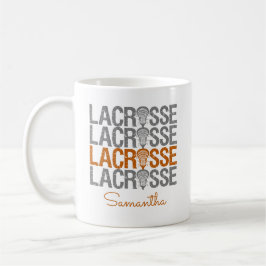 Brinnen Orange Distress Lacrosse Ord Kaffemugg