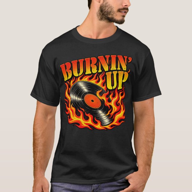 Brinner upp  t shirt (Framsida)