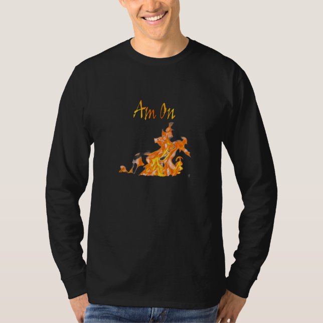 Brinner verkligen t shirt (Framsida)