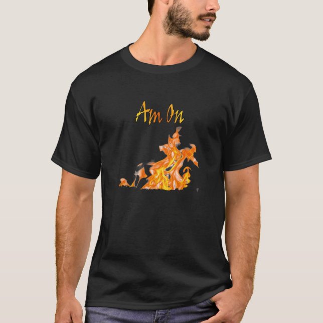 Brinner verkligen t shirt (Framsida)