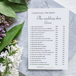 Brinnet bröllop-skofel i orange, möhippa spel