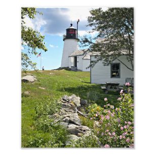 Brinnet öfyr, Maine Photo Print Fototryck