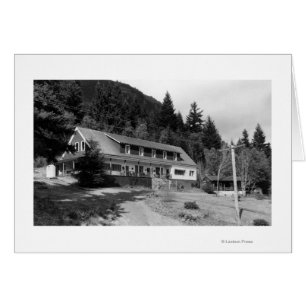 Brinnon, WA View Olympic Inn on Huva Canal Hälsningskort