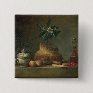 Briochen eller efterrätten, 1763 (olja på kanfas knapp