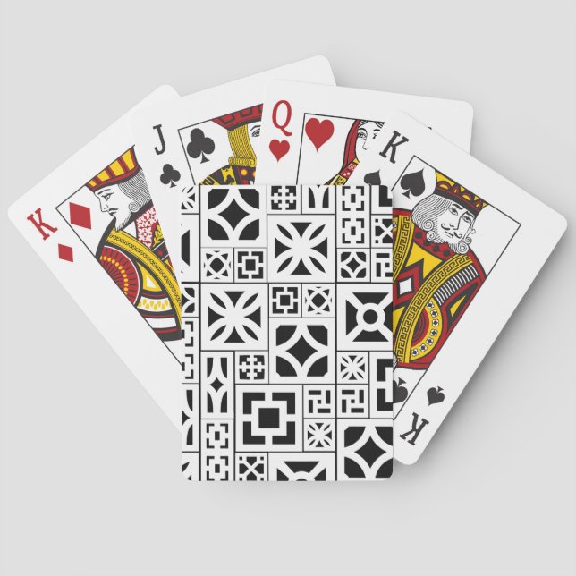 Bris-kvarter som leker kort casinokort (Baksidan)