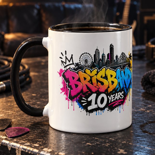 Brisbane 10 år mugg (Skapare uppladdad)