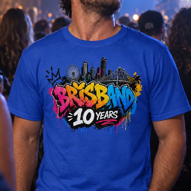 Brisbane 10 år t shirt (Skapare uppladdad)