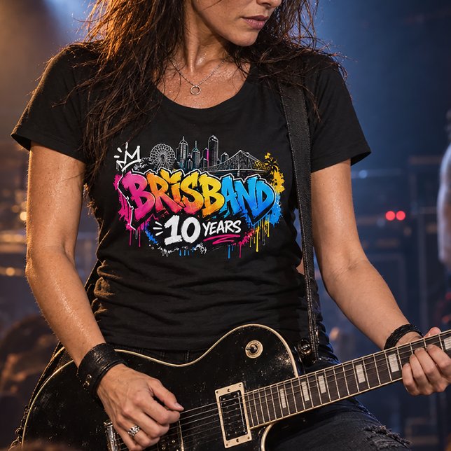 Brisbane 10 år t shirt (Skapare uppladdad)
