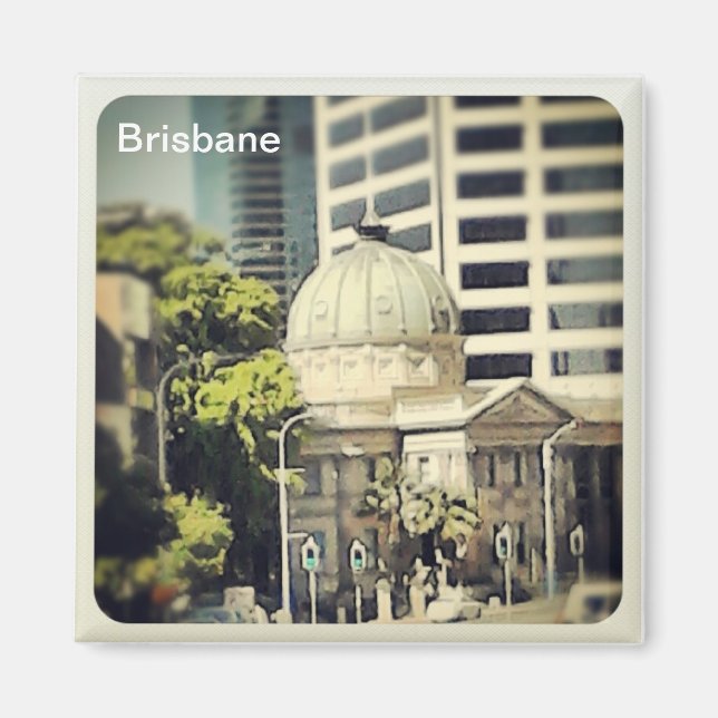 Brisbane - Anpassningsbars House Magnets Magnet (Framsidan)