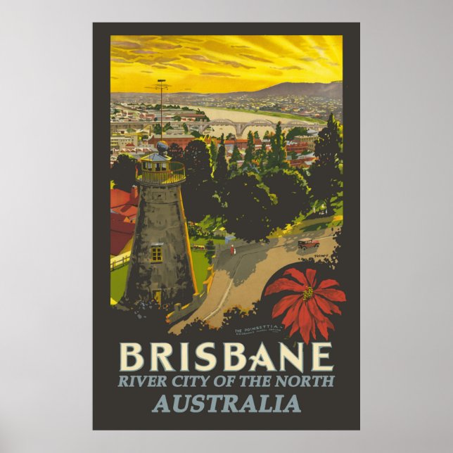 Brisbane, Australien Poster (Framsidan)