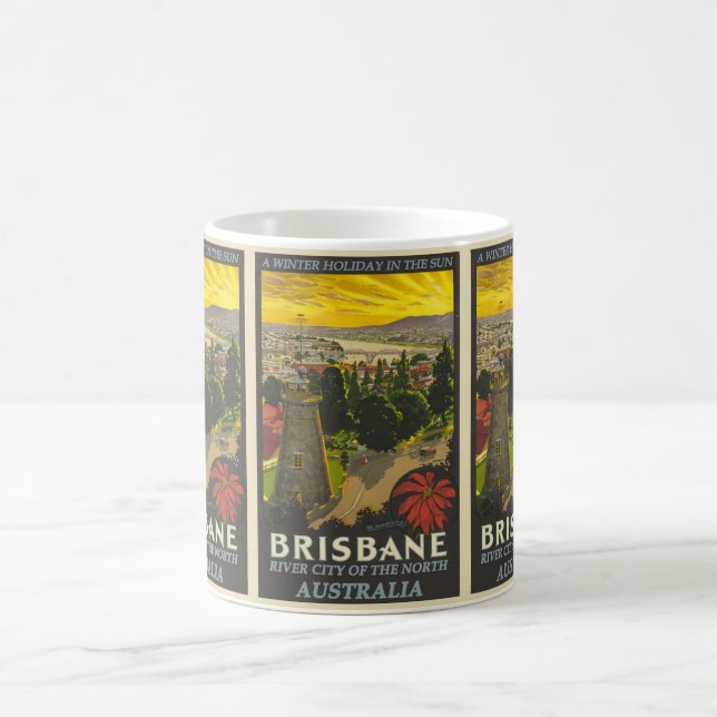Brisbane, Australien: River City Travel Magisk Mugg (Center)