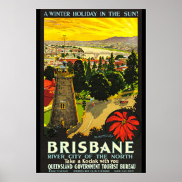Brisbane Australien Turism Poster