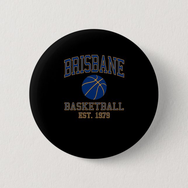 Brisbane Basketball Knapp (Framsida)