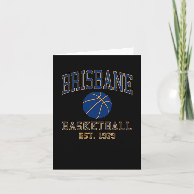 Brisbane Basketball Kort (Framsida)