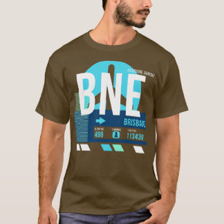 Brisbane BNE Airport Code Baggage Märkre T Shirt