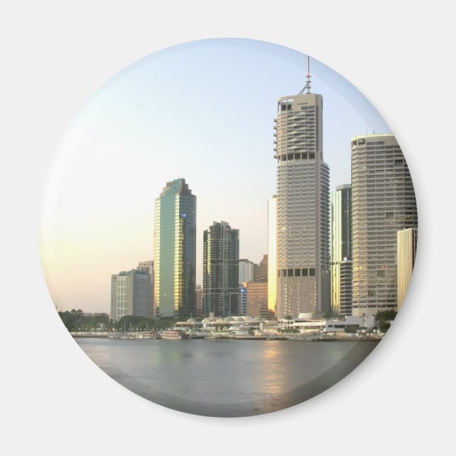 Brisbane City skyline Magnet (Framsidan)