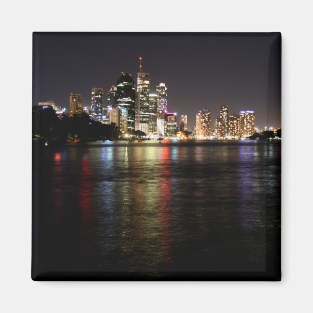 Brisbane i natt magnet (Framsidan)
