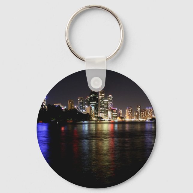Brisbane i natt nyckelring (Framsida)