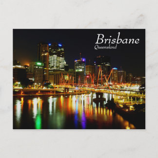 Brisbane kväll 1 vykort