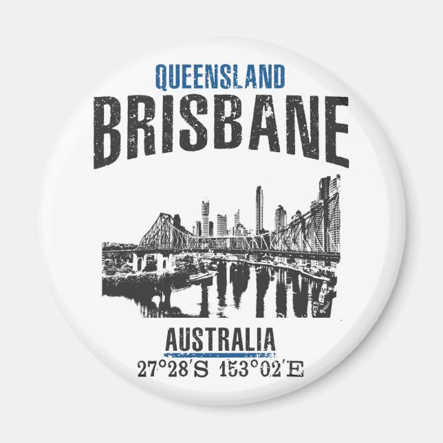 Brisbane Magnet (Framsidan)