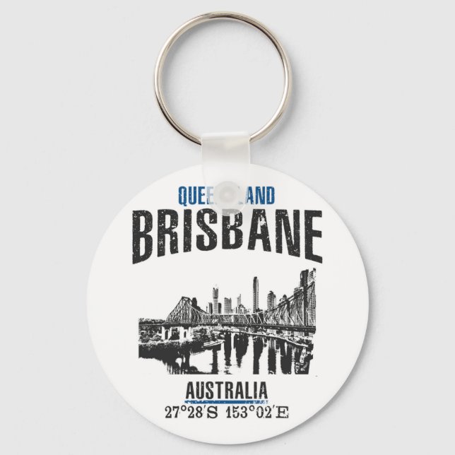 Brisbane Nyckelring (Framsida)