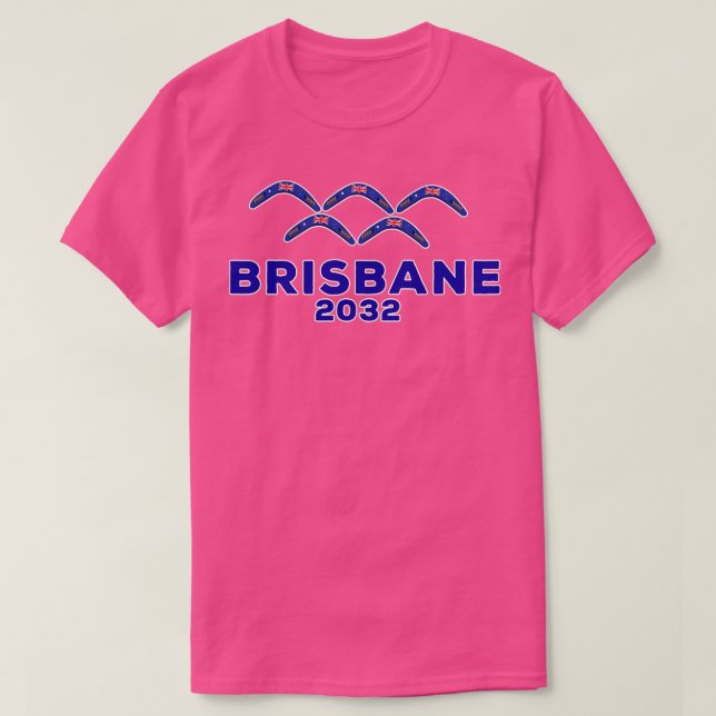 Brisbane Queensland Australien T Shirt (Design framsida)