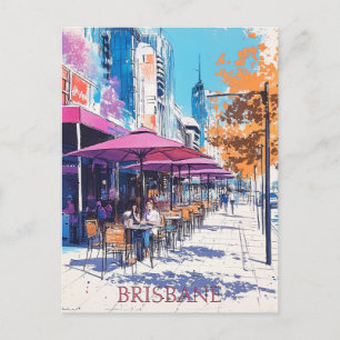 Brisbane Queensland Travel Vykort