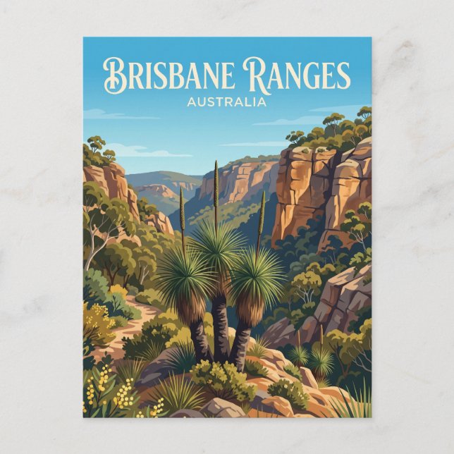 Brisbane Ranges Nationalpark Australien Vykort (Framsida)