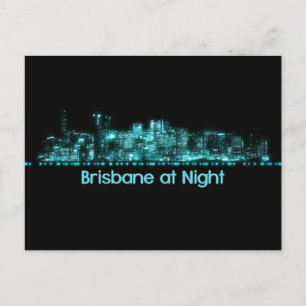 Brisbane Skyline Vykort