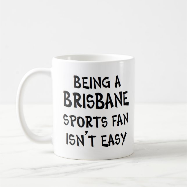 brisbane sports fan, being kaffemugg (Vänster)