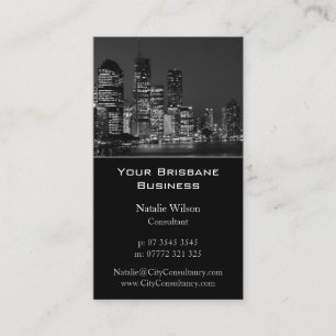 Brisbane stadshorisont - visitkort