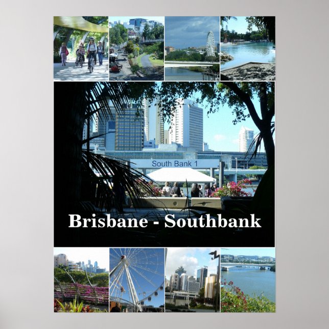 Brisbane's Benice Southbank Poster (Framsidan)