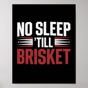 Brisket Bbq Smoker No Sföreliggande Till Brisket F Poster