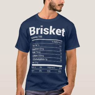 Brisket Nutrition Facts Family Matching Costume T Shirt