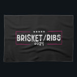 Brisket Ribs 2024 BQ Barbecue Politiskt val Kökshandduk<br><div class="desc">Brisket Ribs 2024 BQ Barbecue Politiskt val</div>