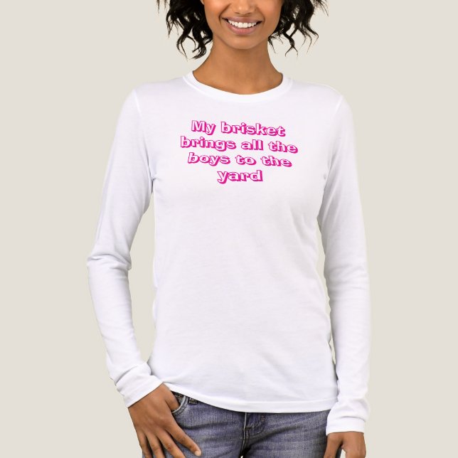 Brisket till varvet t shirt (Framsida)