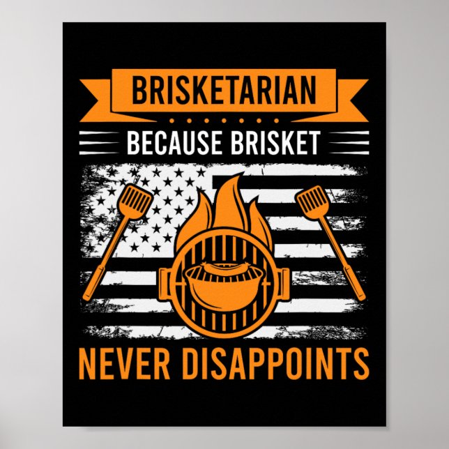 Brisketarian för att Brisket aldrig gjorde illa -  Poster (Framsidan)