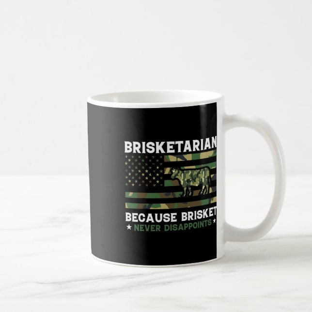 Brisketarian för att Brisket aldrig gör Shi besvik Kaffemugg (Höger)
