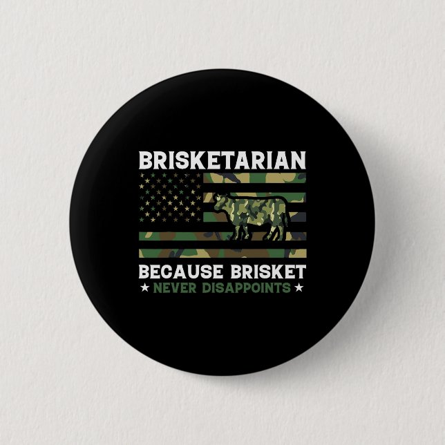 Brisketarian för att Brisket aldrig gör Shi besvik Knapp (Framsida)