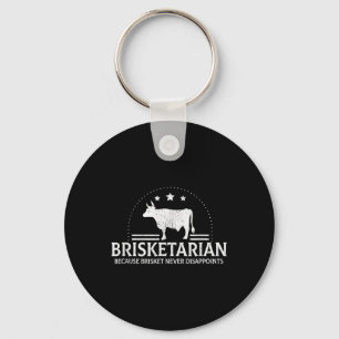 Brisketarian för Brisket har aldrig gjort Bbq besv Nyckelring