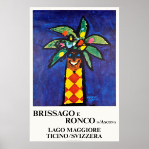 Brissago e Ronco s Ascona,Schweiz,Travel Poster