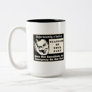 Brist av att planera Två-Tonad mugg