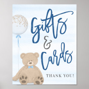 Brist på Blue Balloon Gifts & Cards Nalle Poster