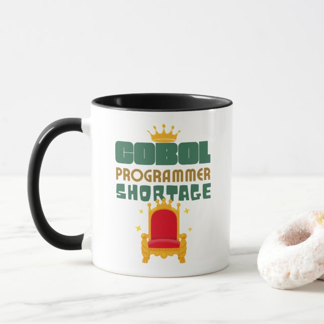 Brist på Cobol-programmerare Mugg (Med munk)