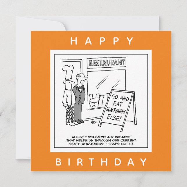 Brist på personal inom branschen kort (Framsida)