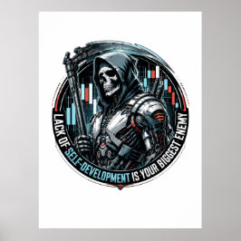 Brist på Självutveckling Är Din Största Fiende Poster