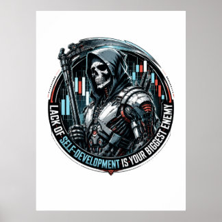 Brist på Självutveckling Är Din Största Fiende Poster