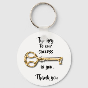 Brist på Tack för säljfrämjande åtgärder Nyckelring