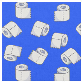 Brist på toalett papprare. Joke. Toaletter.  Blå Tyg