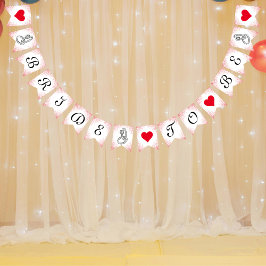 Brista att bli Möhippan Ro Guld Glitter Vimplar